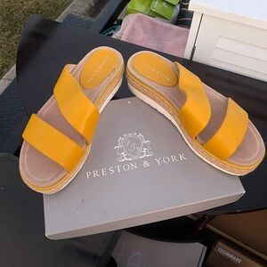 Talula Women's Yellow Slide Sandals